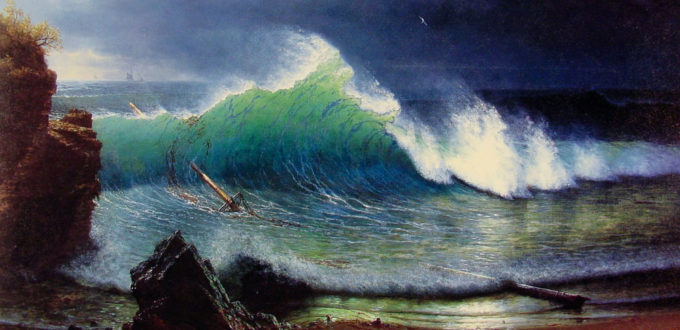 Albert Bierstadt - The Shore of the Turquoise Sea