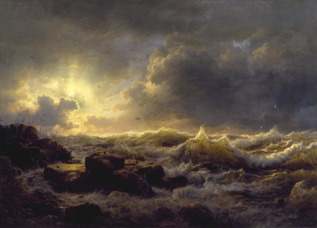 Andreas Achenbach - Clearing Up - Coast of Sicily